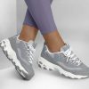 SKECHERS Skechers D'Lites - Glowing Path Gray / Multi Lace Up