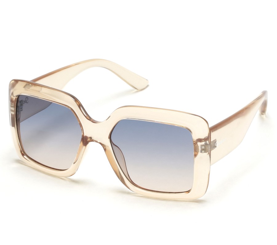 SKECHERS Oversized Square Sunglasses Taupe Accessories