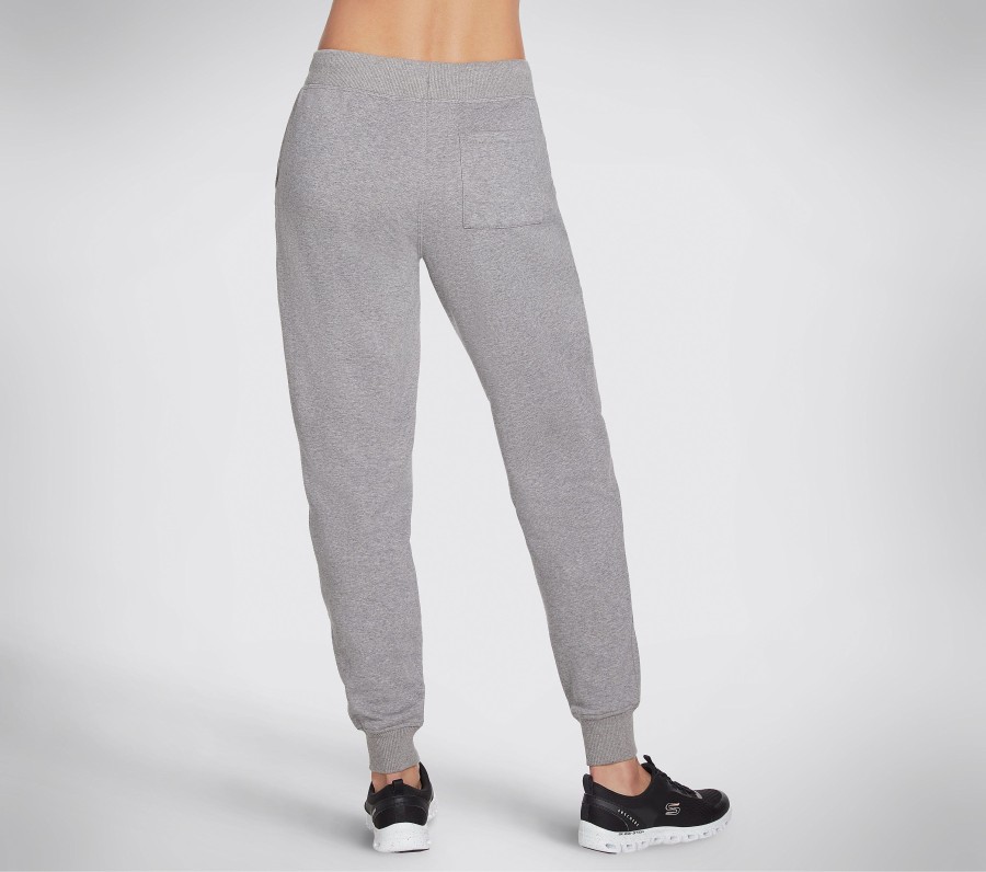 SKECHERS Skechers Apparel Diamond Jogger Pant Gray Bottoms