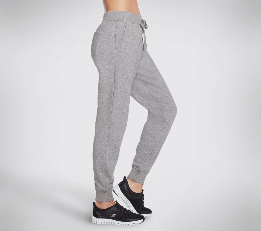 SKECHERS Skechers Apparel Diamond Jogger Pant Gray Bottoms