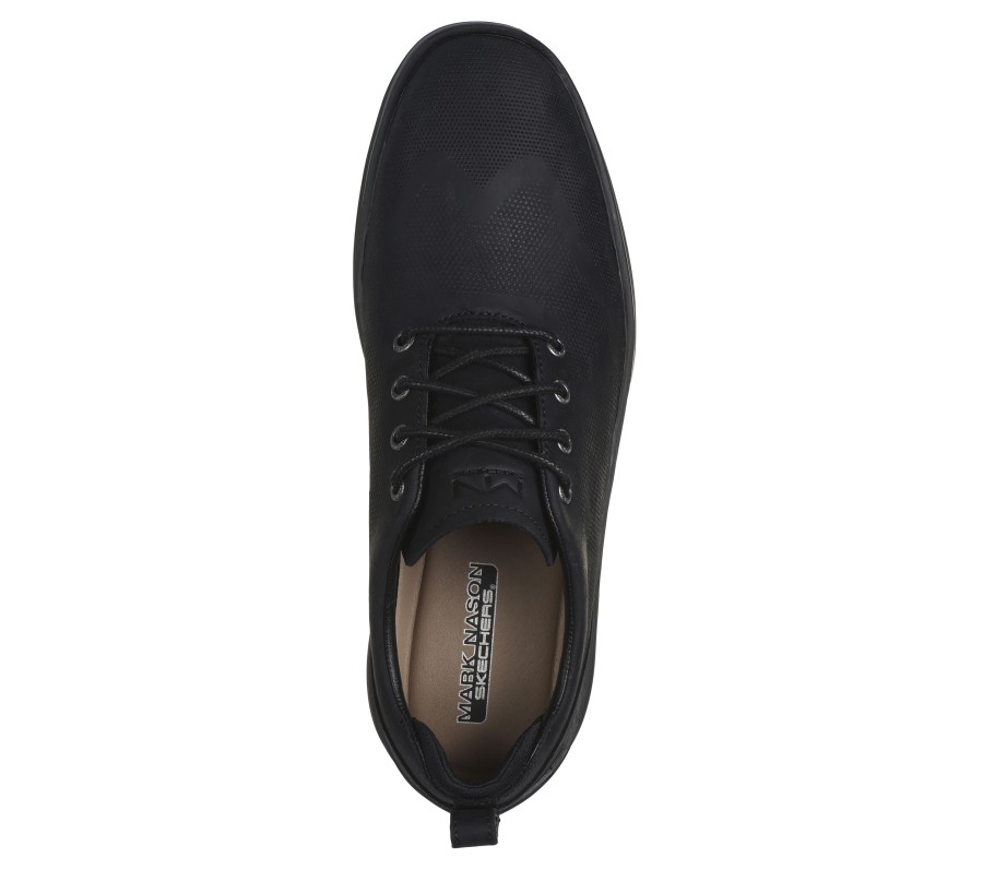 SKECHERS Mark Nason Casual Cell - Hollis Black Lace Up Oxfords