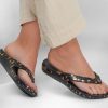 SKECHERS Foamies: Bay Breeze - Fun Kitty Black Sandals