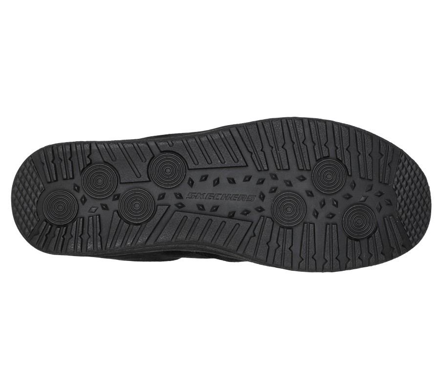 SKECHERS Relaxed Fit: Melson - Willmore Black Slippers