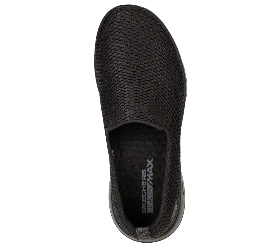 SKECHERS Go Walk Joy Black Slip-Ons