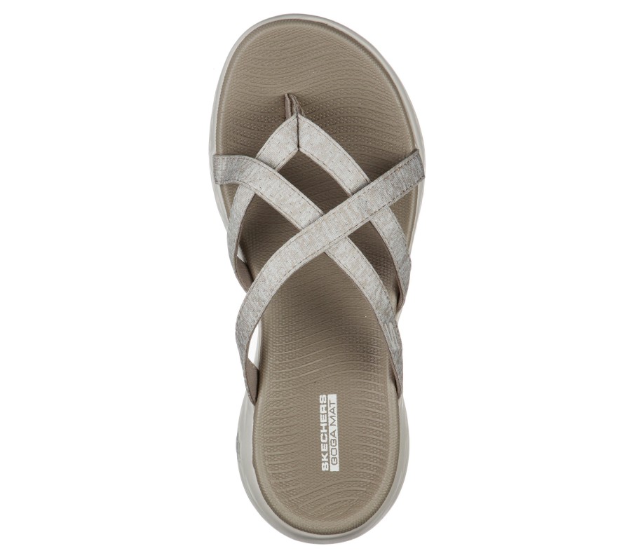 SKECHERS Skechers On The Go 600 - Dainty Taupe Sandals