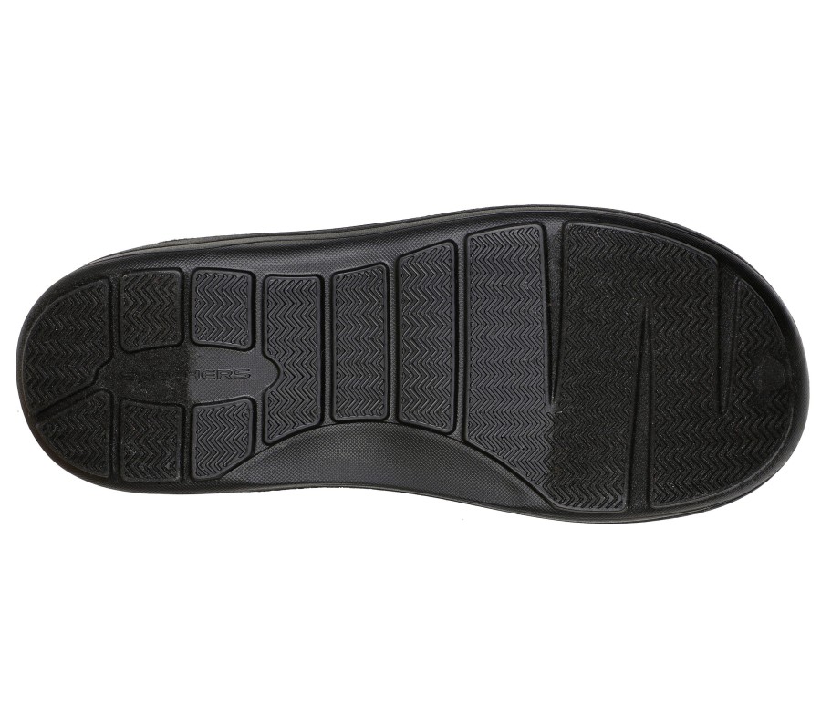 SKECHERS Foamies: Cozy Camper Lined - Mellow Vibe Black / Multi Slippers