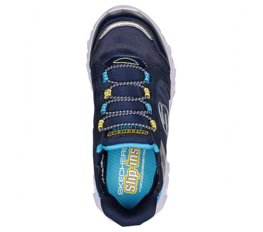 SKECHERS Slip-Ins: Hypno-Flash 2.0 - Odelux Navy / Blue Slip-Ons