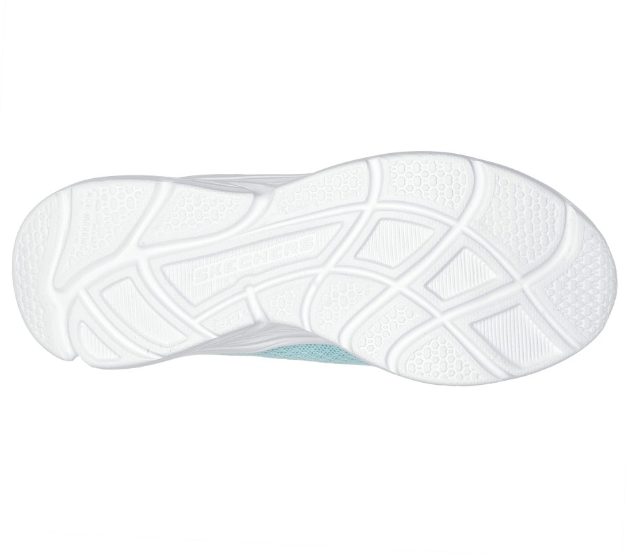 SKECHERS Wavy Lites - Blissfully Free Aqua Athletic Sneakers