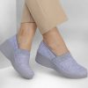 SKECHERS Pier-Lite - Take A Sec Gray / Lavender Wedges