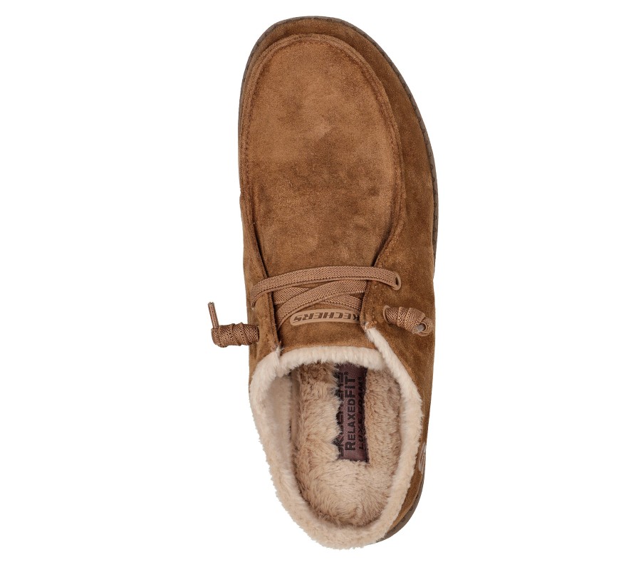 SKECHERS Relaxed Fit: Melson - Mozley Tan Slippers