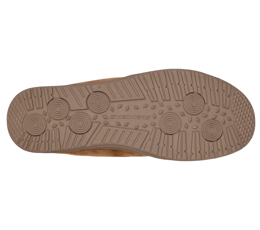 SKECHERS Relaxed Fit: Melson - Mozley Tan Slippers