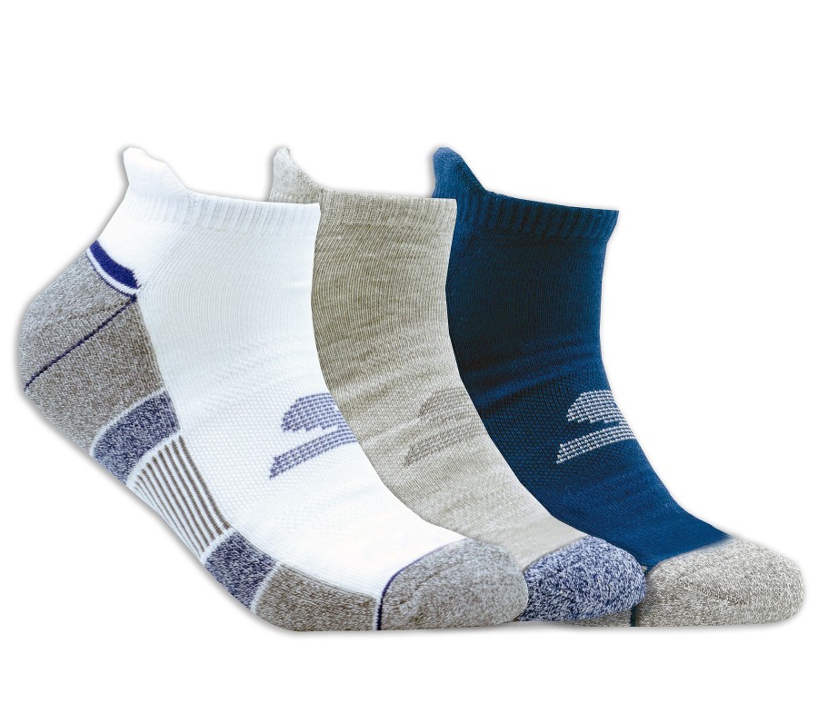 SKECHERS 3 Pack Half Terry Low Cut Socks White Accessories