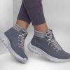 SKECHERS Arch Fit Smooth - Comfy Chill Gray Lace Up