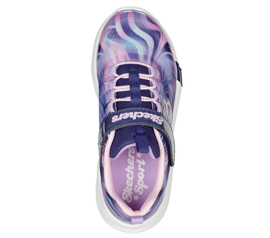 SKECHERS Dreamy Lites - Swirly Sweets Navy / Multi Athletic Sneakers