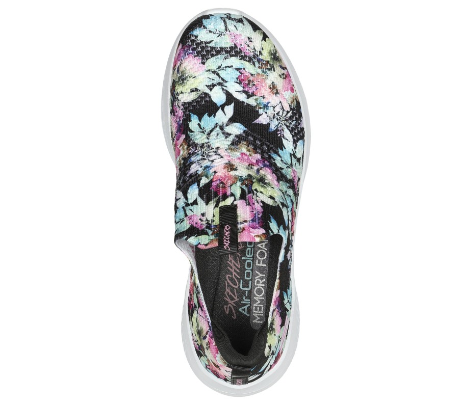 SKECHERS Ultra Flex 3.0 - Flower Road Black / Multi Slip-Ons