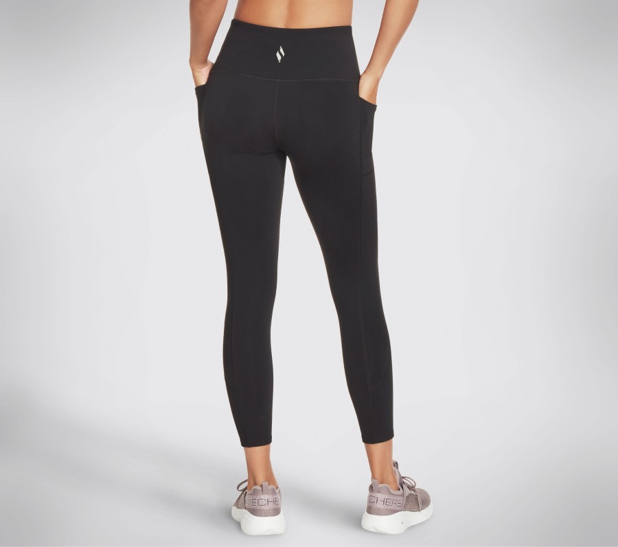 SKECHERS Skechers Go Walk Hw 7/8 Legging Black Bottoms