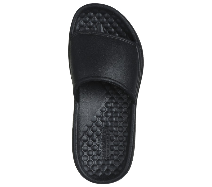 SKECHERS Foamies: Outstanding Black Sandals