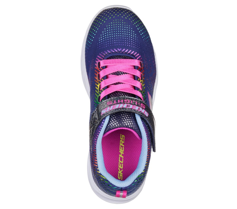 SKECHERS S Lights: Litebeams - Gleam N' Dream Navy / Multi Light-Up