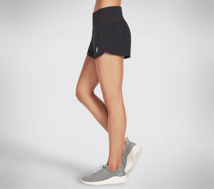 SKECHERS Skechers Apparel Going Places Run Short Black Bottoms