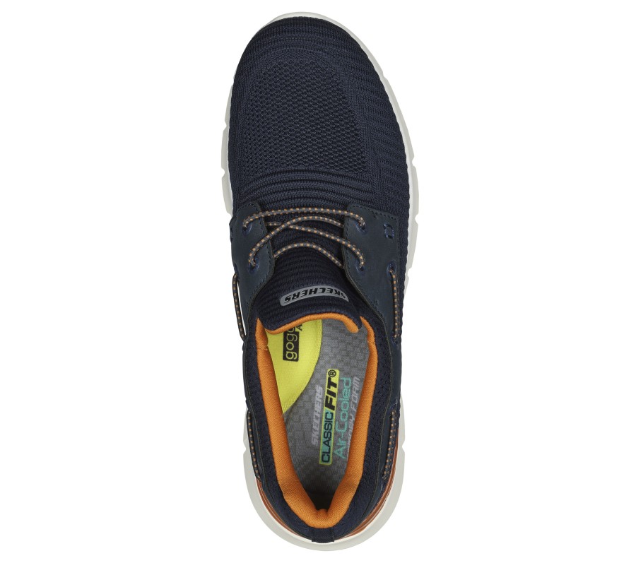 SKECHERS Del Retto - Clean Slate Navy Slip-Ons