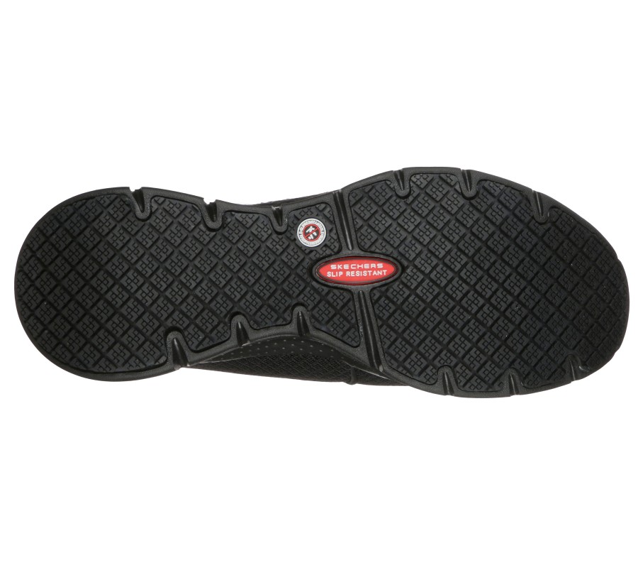 SKECHERS Work: Skechers Arch Fit Sr - Tineid Black Work & Safety