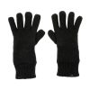 SKECHERS Contrast Knit Gloves - 1 Pair Black Accessories