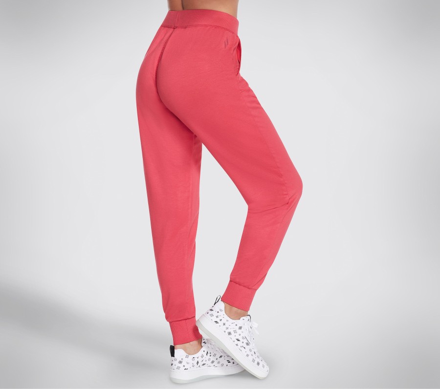 SKECHERS Skechluxe Restful Jogger Pant Red / Pink Bottoms