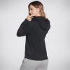 SKECHERS Bobs Apparel Bone Hoodie Black Tops