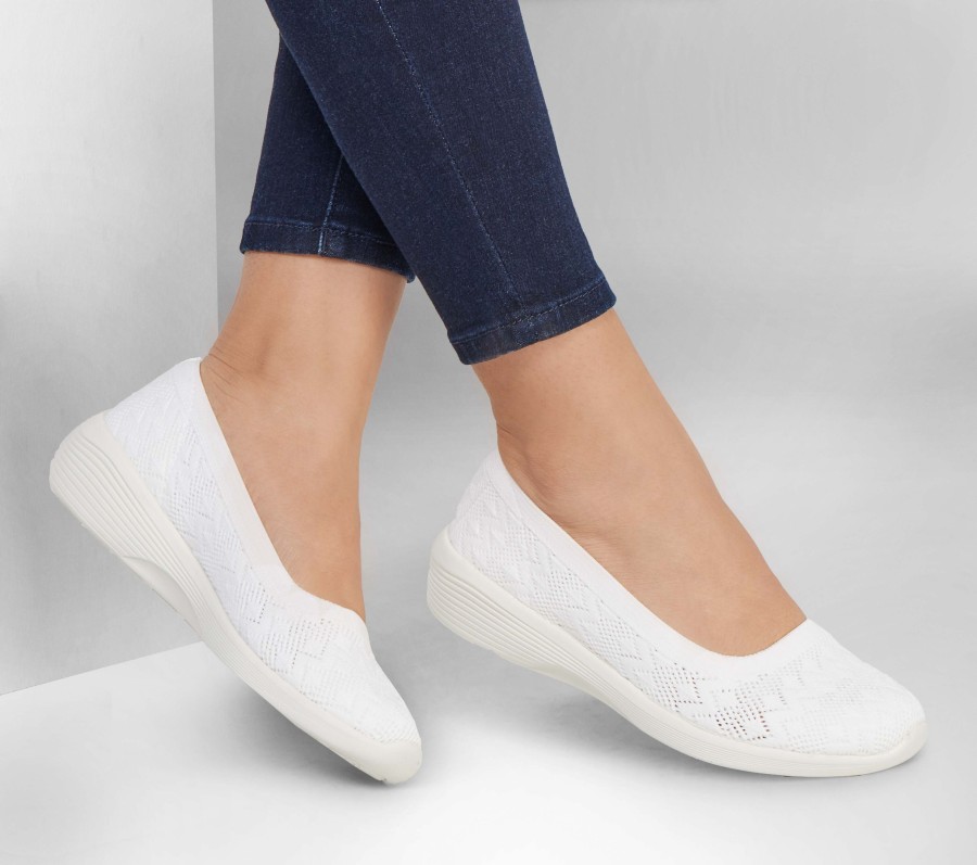 SKECHERS Arya - Sweet Sentiment White Slip-Ons