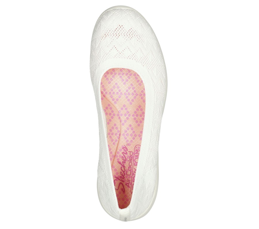 SKECHERS Arya - Sweet Sentiment White Slip-Ons