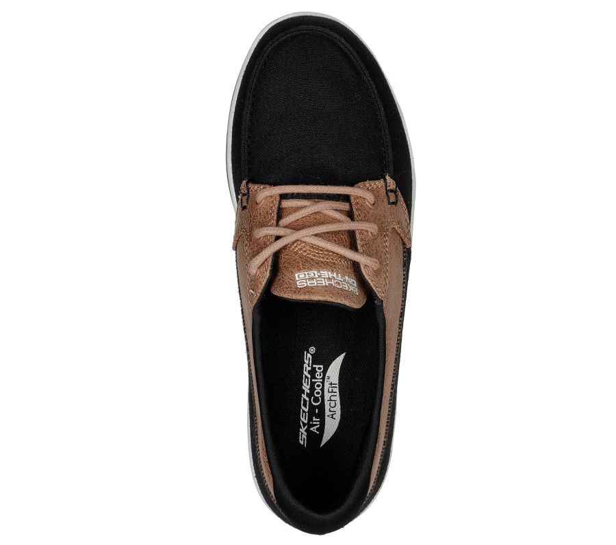 SKECHERS Skechers Arch Fit Uplift - Cruise'N By Black Boat Shoes