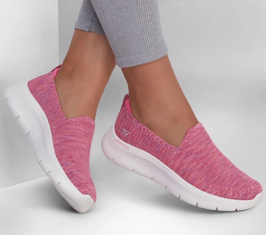 SKECHERS Go Walk Flex - Vivid Energy Pink Slip-Ons