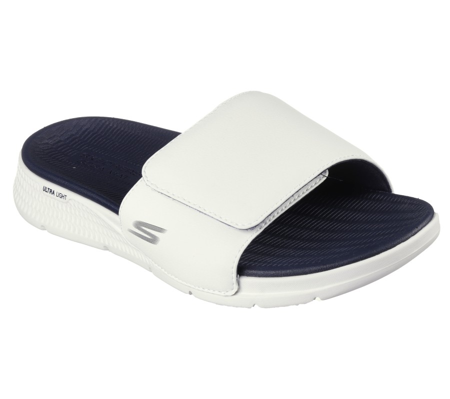 SKECHERS Go Consistent - Watershed White / Navy Sandals