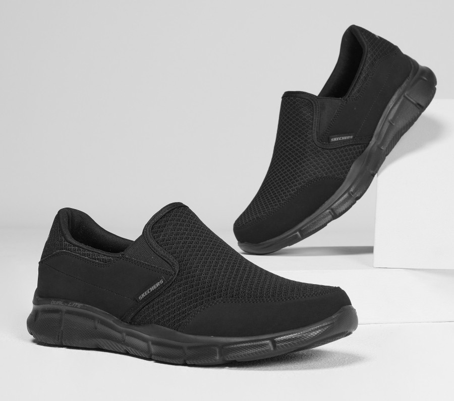 SKECHERS Equalizer - Persistent Black Slip-Ons