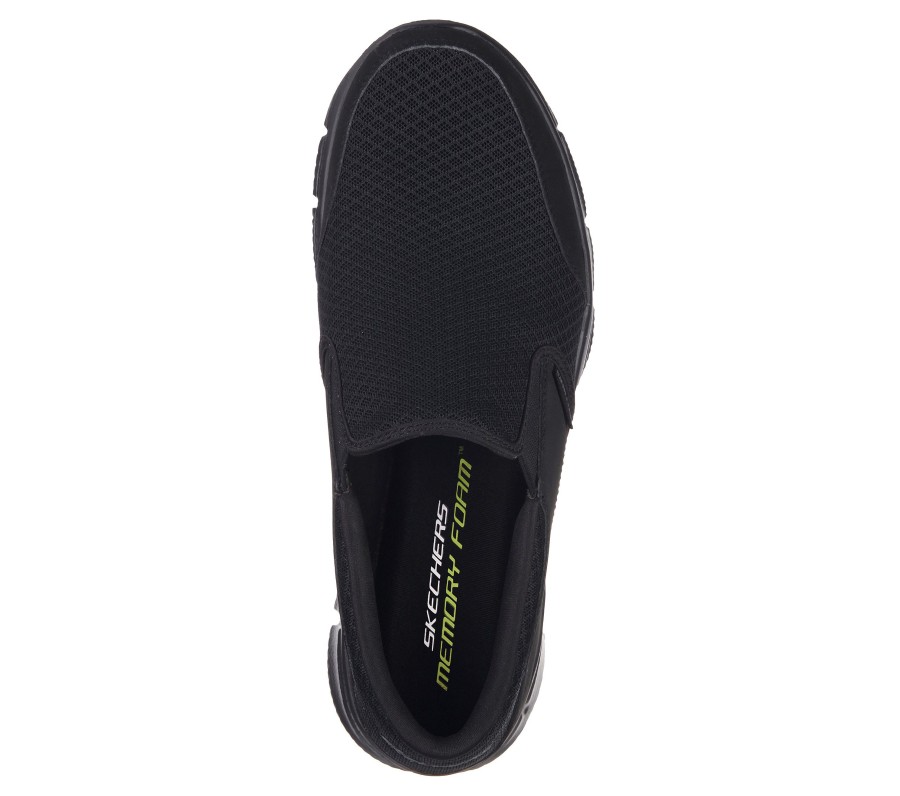 SKECHERS Equalizer - Persistent Black Slip-Ons