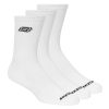 SKECHERS Solids Crew Socks - 3 Pack White Accessories