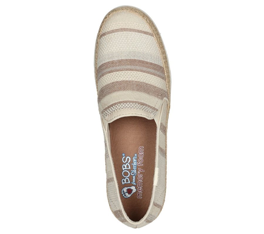 SKECHERS Bobs Flexpadrille Hi - Serene Heights Natural / Multi Slip-Ons