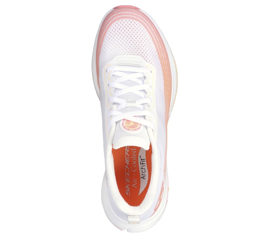 SKECHERS Go Walk Speed Walker White / Pink Lace Up