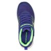 SKECHERS Microspec - Texlor Navy / Lime Athletic Sneakers