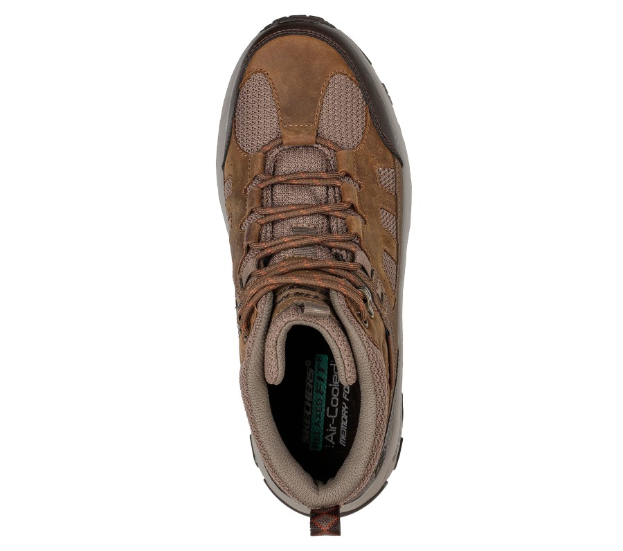 SKECHERS Relaxed Fit: Edgmont - Voxter Desert Brown Lace Up Oxfords