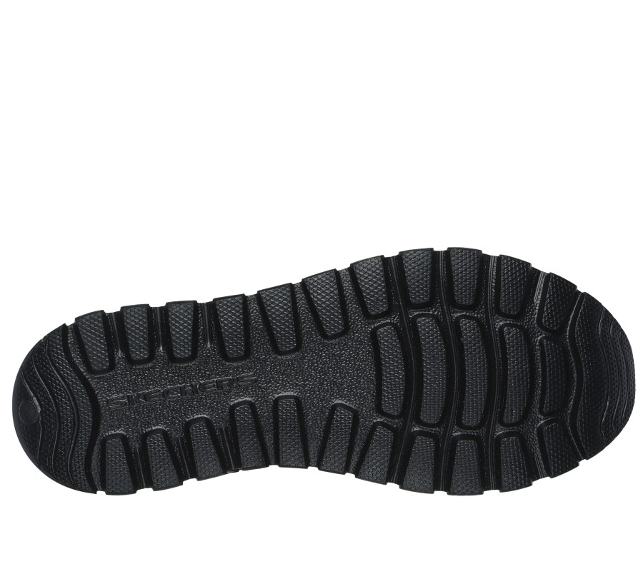 SKECHERS Foamies: Arch Fit Footsteps - Life Strides Black Sandals