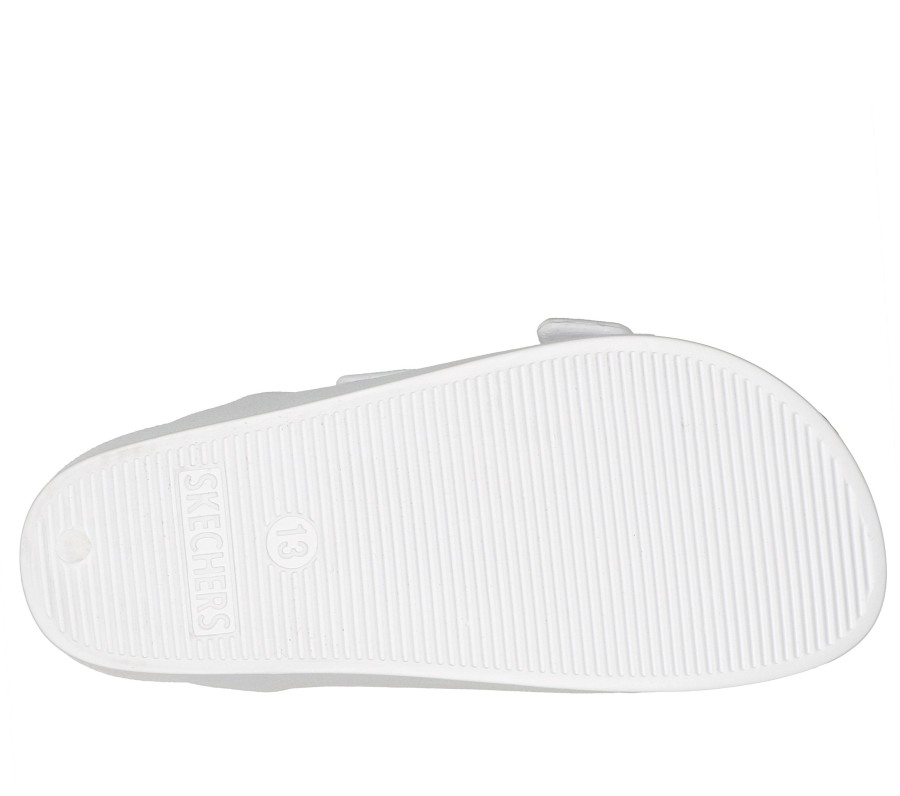 SKECHERS Foamies: Cali Blast - Fruity Fun White Sandals