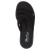 SKECHERS Rumblers - Young At Heart Black Wedges