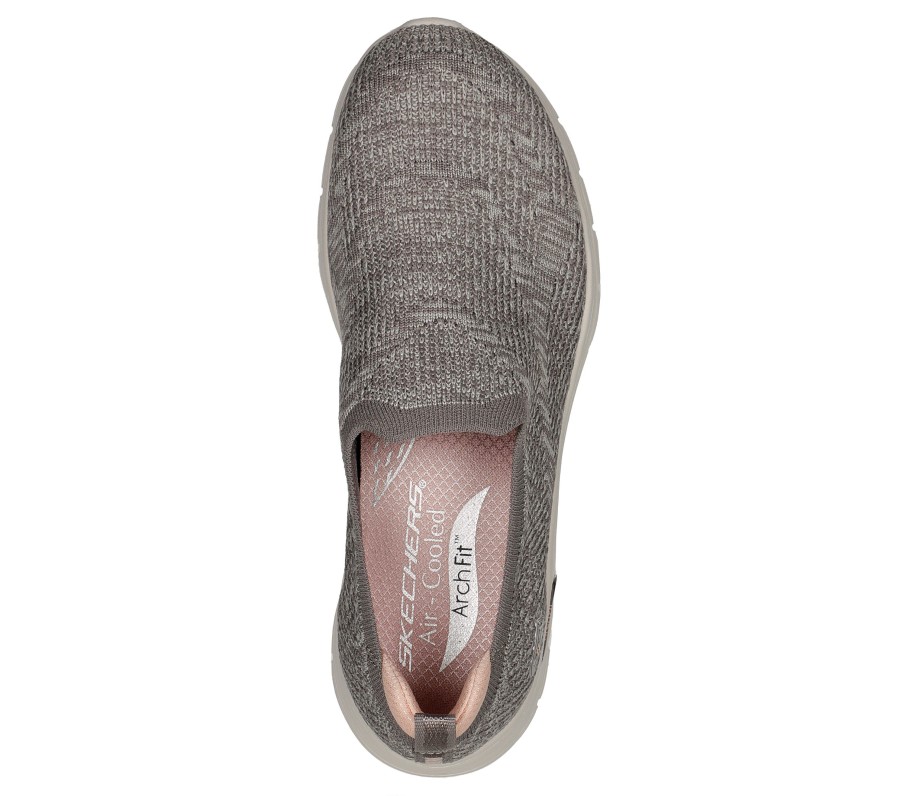 SKECHERS Skechers Arch Fit Vista - Inspiration Taupe Slip-Ons