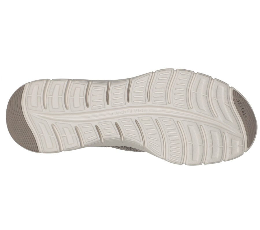 SKECHERS Skechers Arch Fit Vista - Inspiration Taupe Slip-Ons