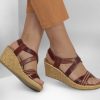 SKECHERS Beverlee - Delicate Glow Chocolate Wedges