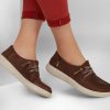 SKECHERS Bobs Skipper - Sandbar Social Brown Boat Shoes