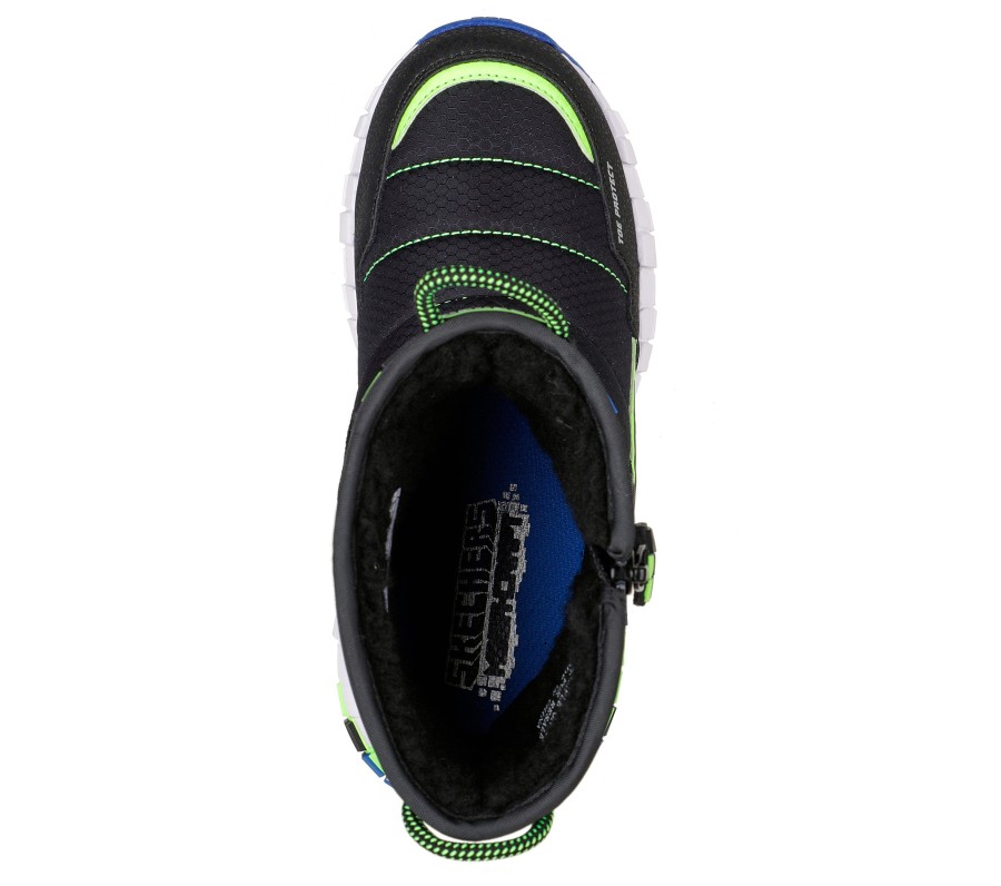 SKECHERS Mega-Craft - Cuboforce Black / Lime Boots