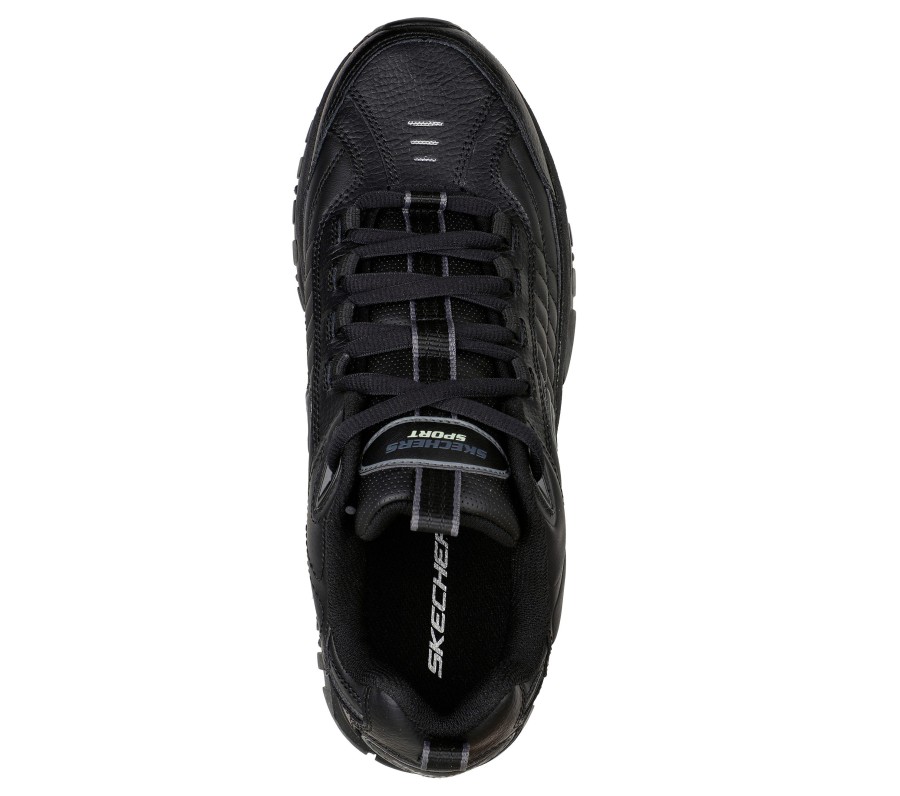 SKECHERS Energy - After Burn Black Athletic Sneakers