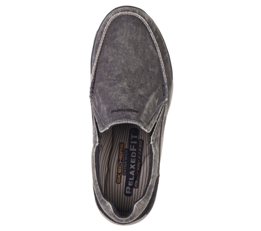 SKECHERS Relaxed Fit: Expected - Avillo Black Slip-Ons